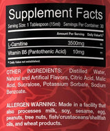 L-Carnitină lichidă 3500 mg 450 ml