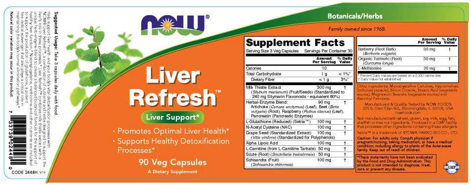 Detoxifiere hepatică și regenerator (Reîmprospătare a ficatului) [90 de capsule]