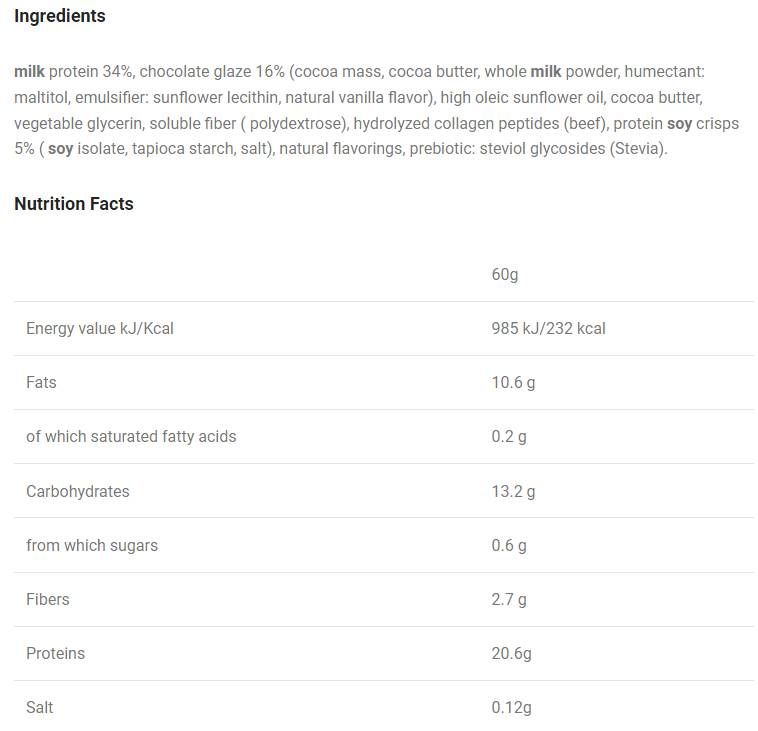 Batoane proteice LoCarb | Keto Friendly Stratacella - 12 x 60 grame