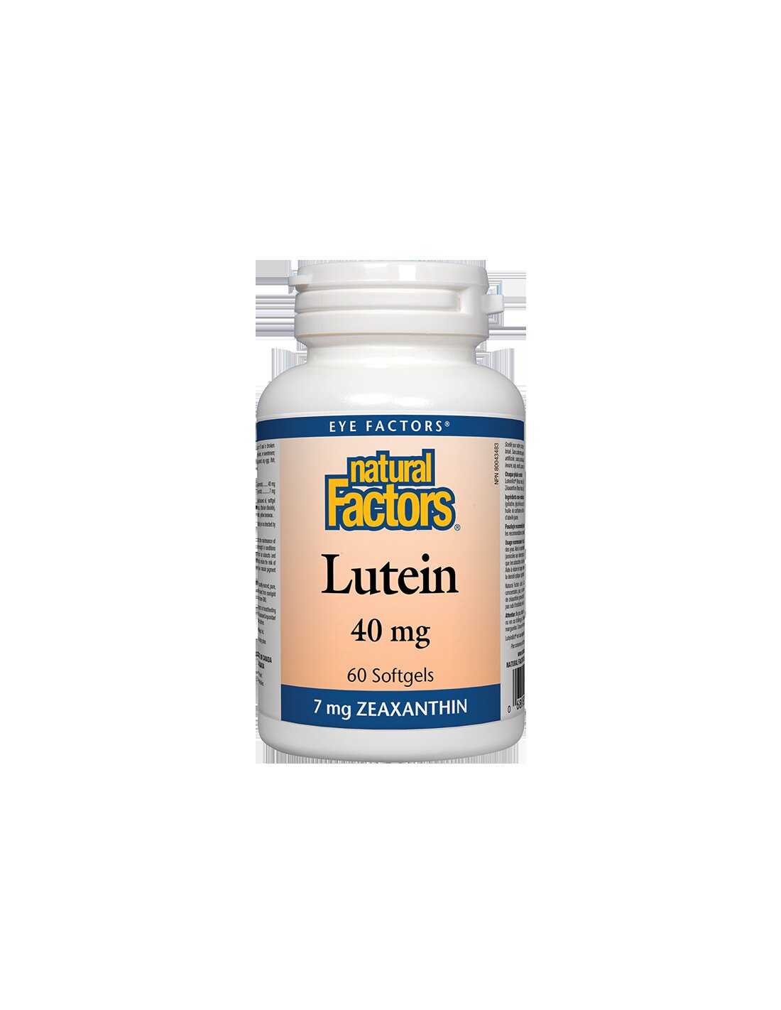 Luteină/ Luteină 40 mg + Zeaxanthin x 60 capsule moale Natural Factors