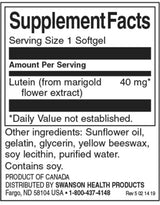 Luteină 40 mg - 60 capsule moi