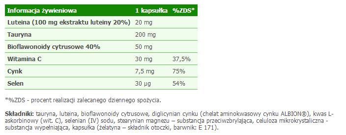 Lutein Bio Complex - 30 capsule