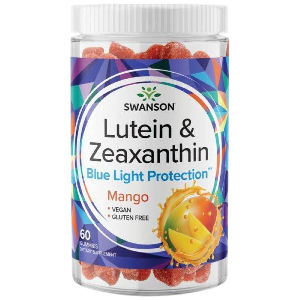 Gumii de luteină și zeaxantină | Mango - 60 de tablete masticabile