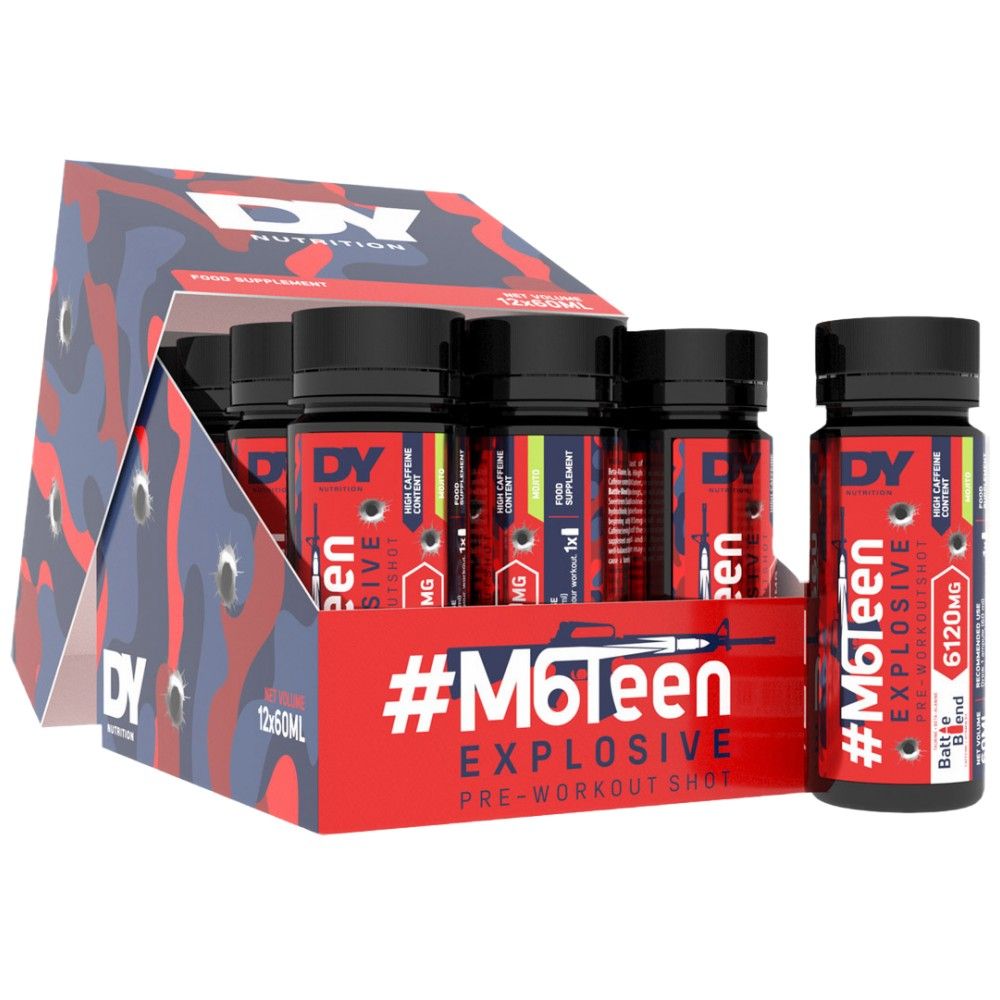 M6 Teen Explosive / Shot pre-antrenament - 12 x 60 ml