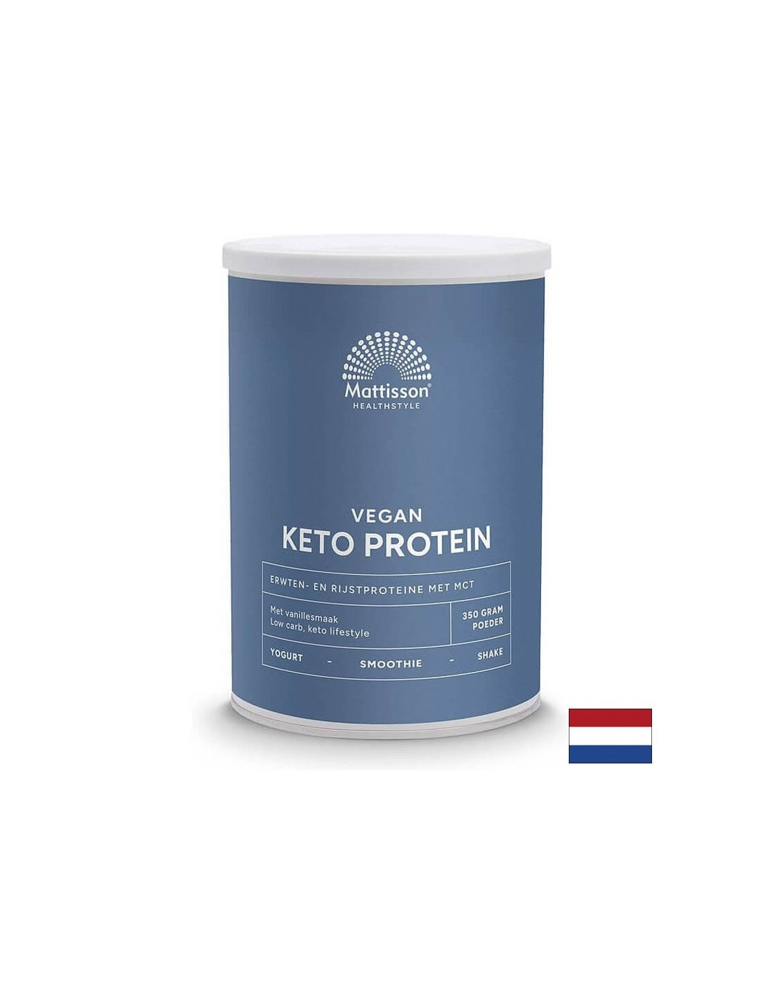 Shake vegan cu proteine ​​Keto - Mazăre, orez, MCT, 350 g pudră Mattisson Healthstyle
