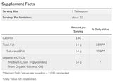 Ulei MCT | 100% certificat organic - 473 ml