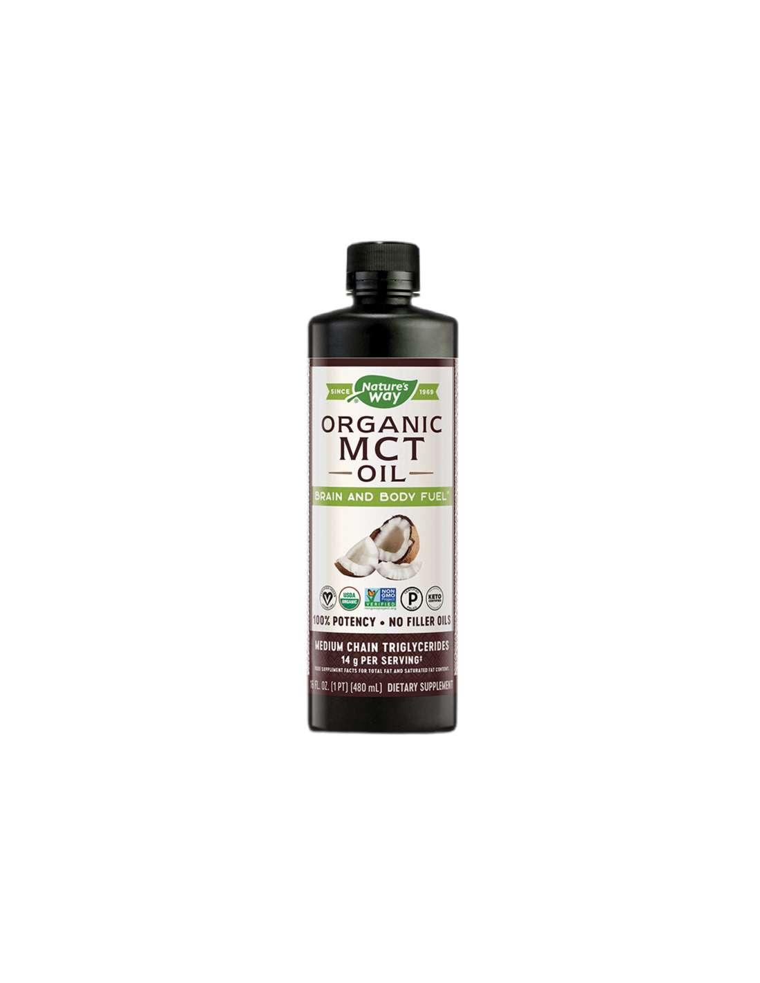 Ulei MCT 100% organic - 480 ml