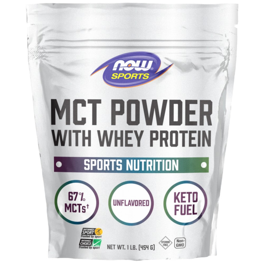 Pudră MCT / cu proteină din zer / combustibil Keto - 454 grame