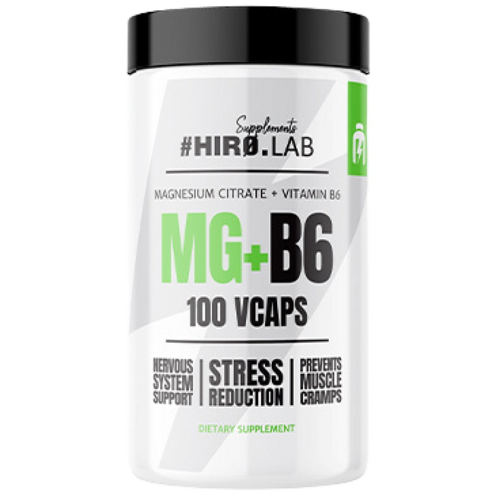 MG + B6 | Citrat de magneziu + B6 - 100 capsule