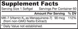 MK -7 90 mcg - 60 capsule de gel