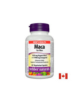 Maca pentru bărbați x 60 de capsule Webber Naturals