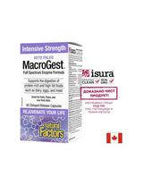 MacroGest™ Keto Paleo - Enzime digestive x 60 de capsule cu eliberare prelungită Natural Factors