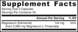 MagMind | L-Treonat de magneziu Magtein® 90 капсули