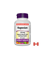 Magneziu 250 mg x 100 capsule Webber Naturals