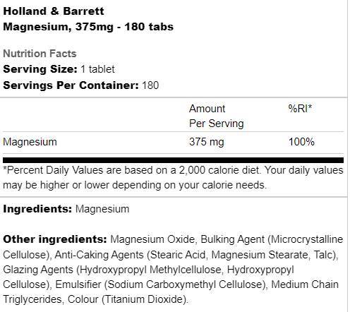 Magneziu 375 mg - 90 tablete