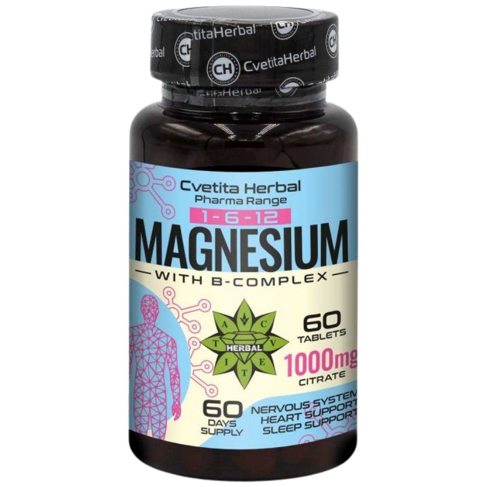 Magneziu + B - Complex - 60 Tablete