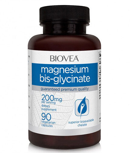 Bis-glicinat de magneziu 200 mg / 90 Caps