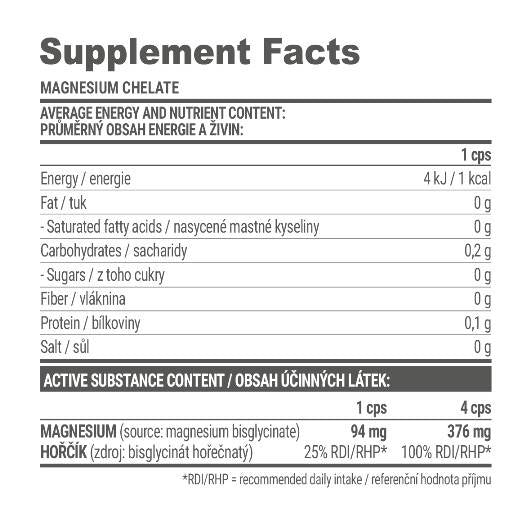 Chelat de magneziu 120 capsule