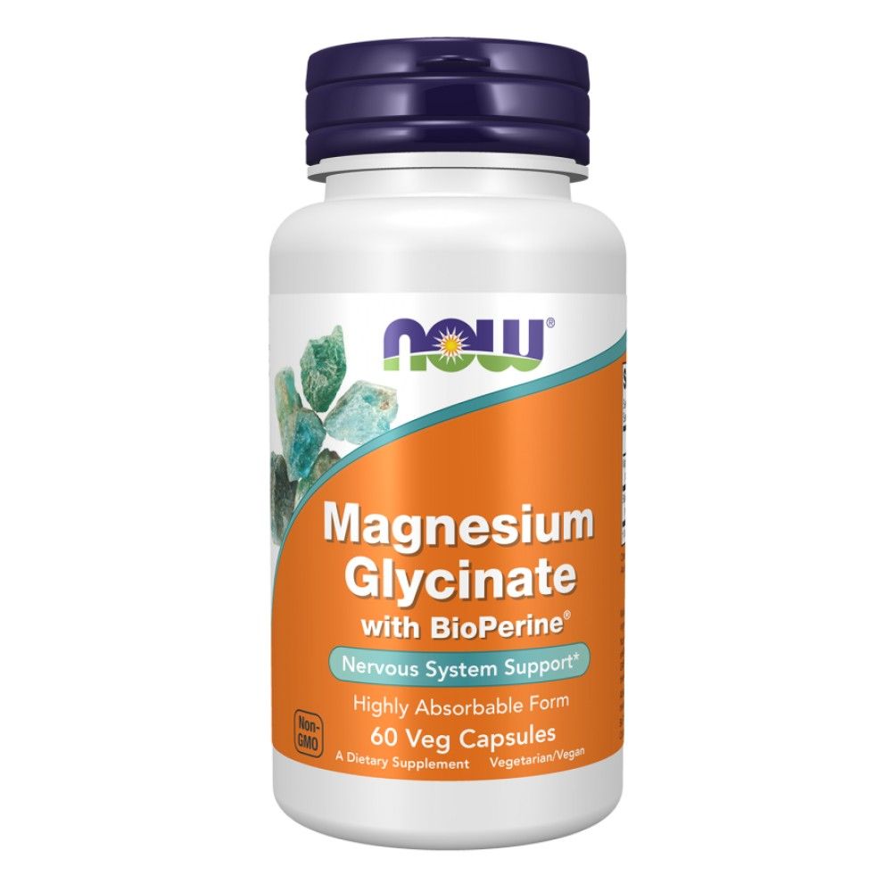 Glicinat de magneziu cu bioperină® - 60 capsule