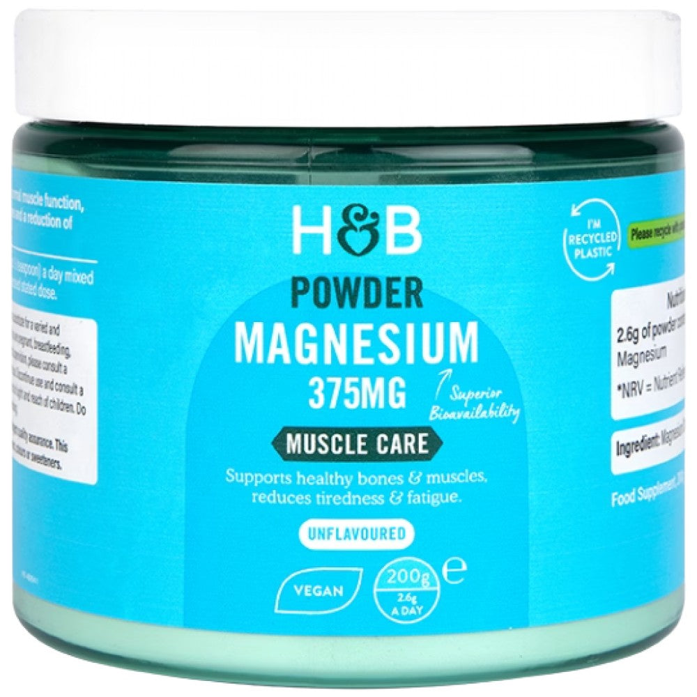 Pulbere de magneziu 375 mg | Citrat de magneziu - 200 de grame