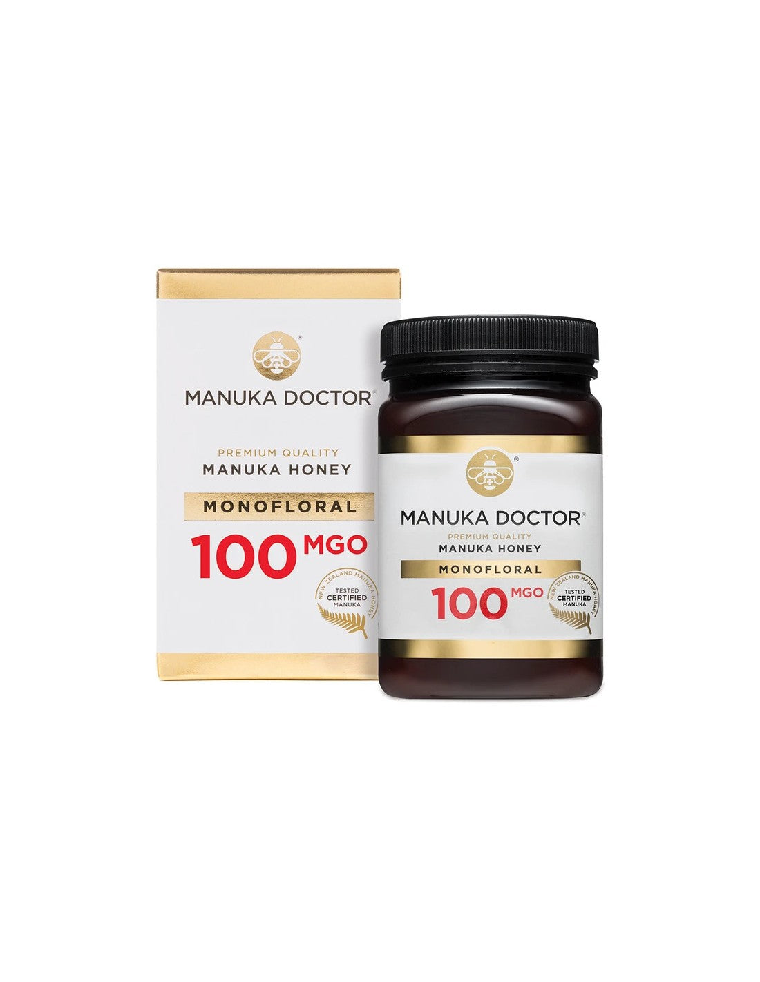 Miere de Manuka Monoflorală MGO 100, 250 g