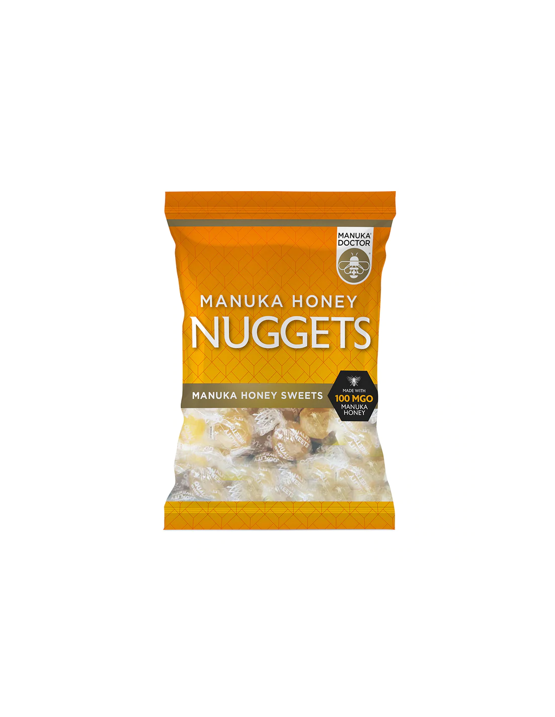 Nuggets cu miere de Manuka realizate cu 100 MGO Miere de Manuka, 120 g