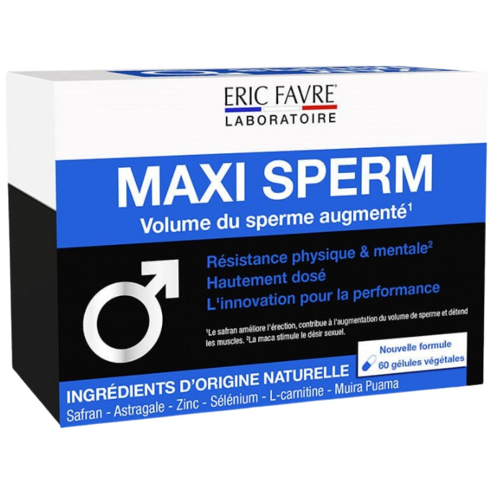 Maxi Sperm | Creșterea volumului spermatozoizilor - 60 capsule
