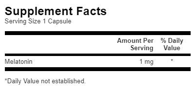 Melatonină 1 mg - 120 capsule
