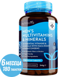Multivitamine și minerale pentru bărbați 180 de tablete vegane
