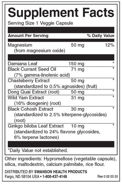 Elemente esențiale pentru menopauză / 120 capsule - 0