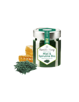 Miel &amp; Spiruline Bio / Miere de salcâm Bio + spirulina, 170 g Famille Mary