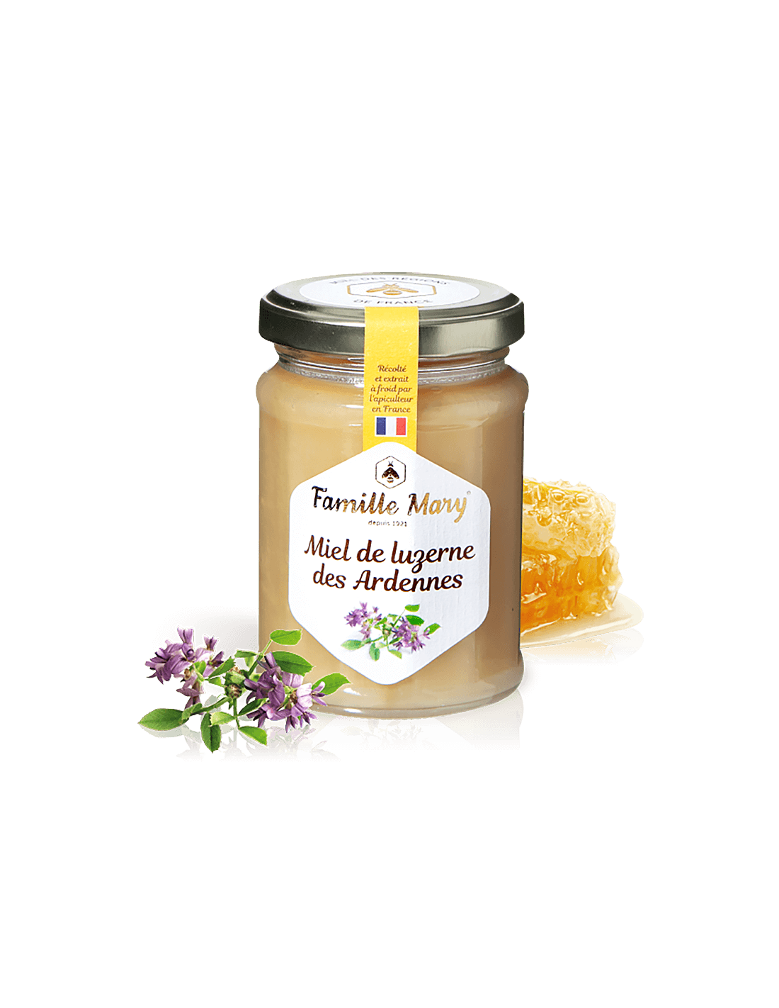 Miel de luƺerne des Ardenes / Lucerne miere, 230 g Famille Mary