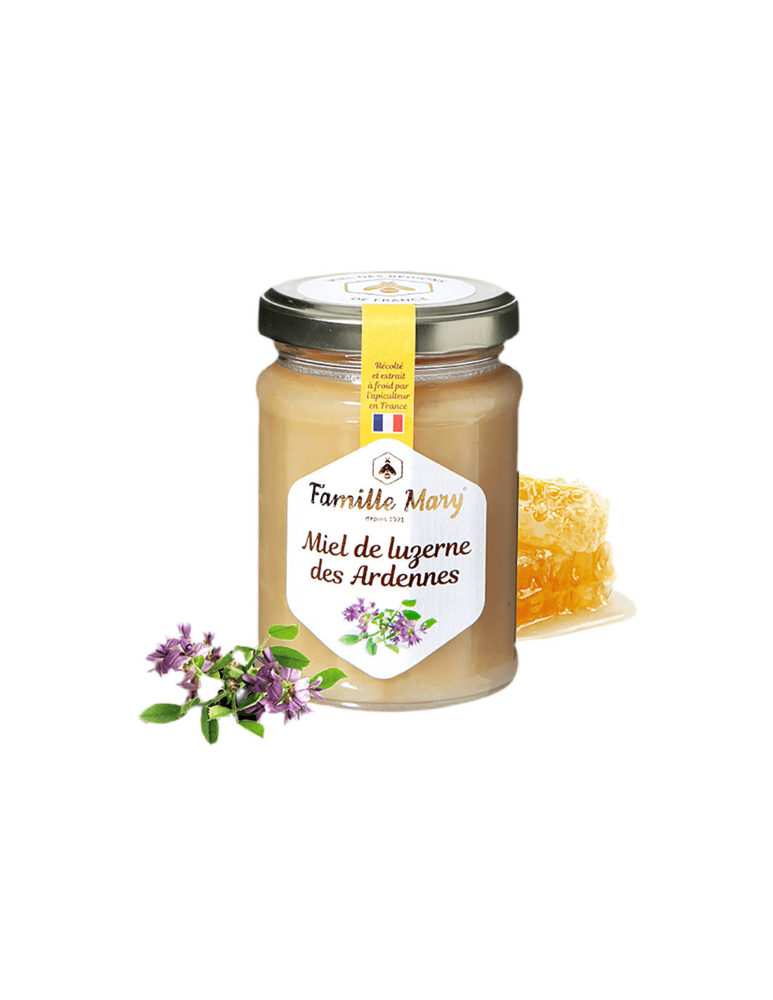 Miel de luƺerne des Ardenes / Lucerne miere, 230 g Famille Mary