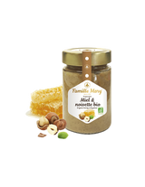 Miere colorata bio cu alune - Miele et noisette bio, 240 g