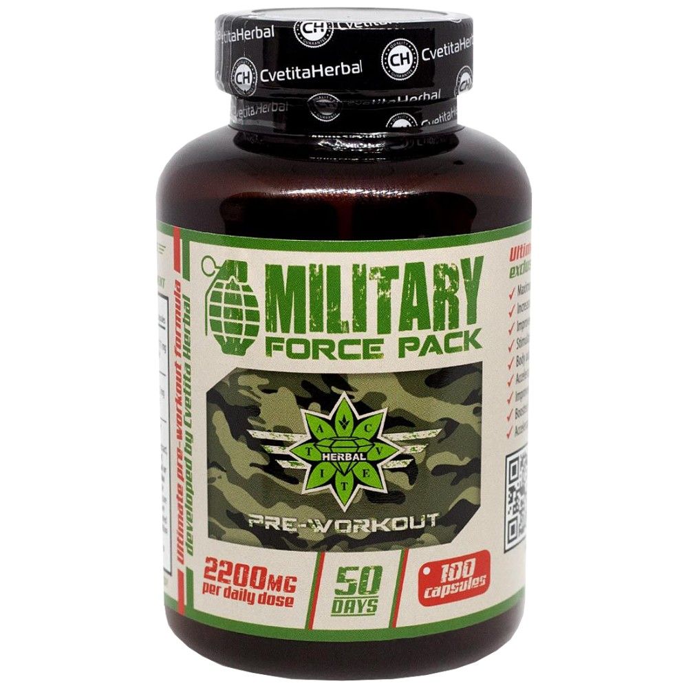 Pachet Military Force - 100 capsule