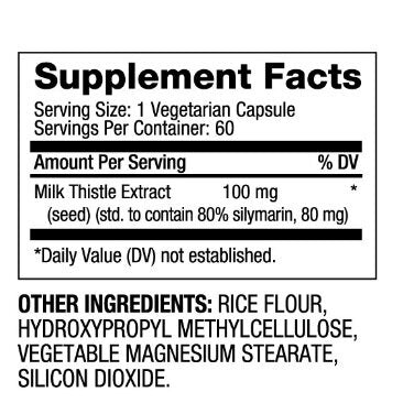 Ciulin de lapte 100 mg / 60 Caps