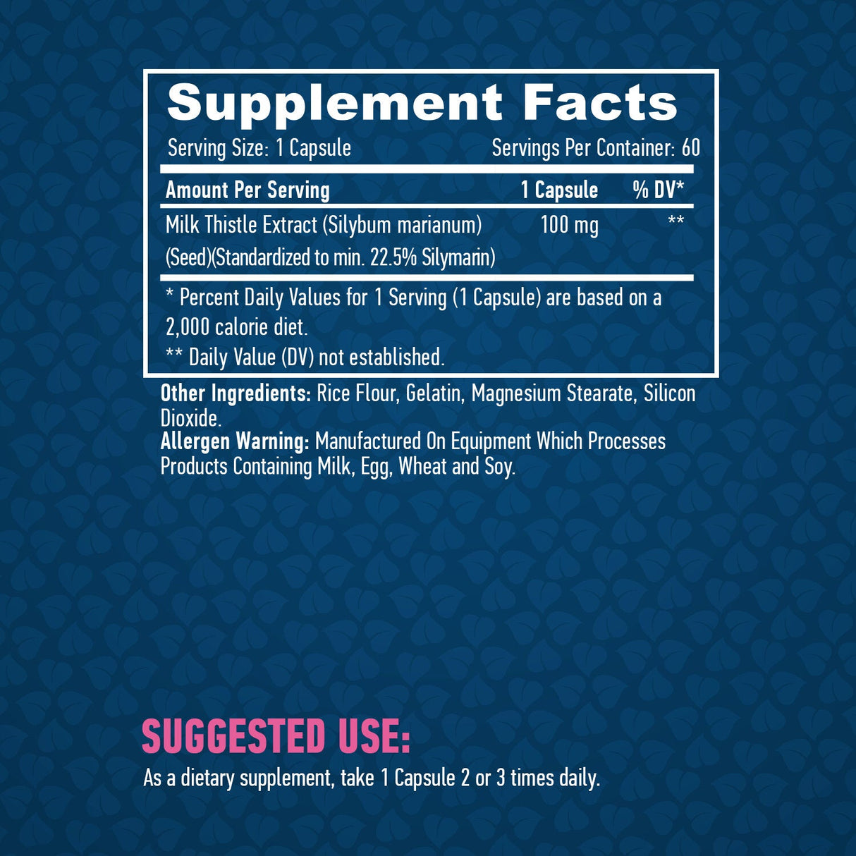 Ciulin de lapte 100 mg. / 60 Vcaps.