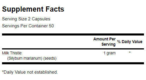 Ciulin de lapte 500 mg - 100 capsule