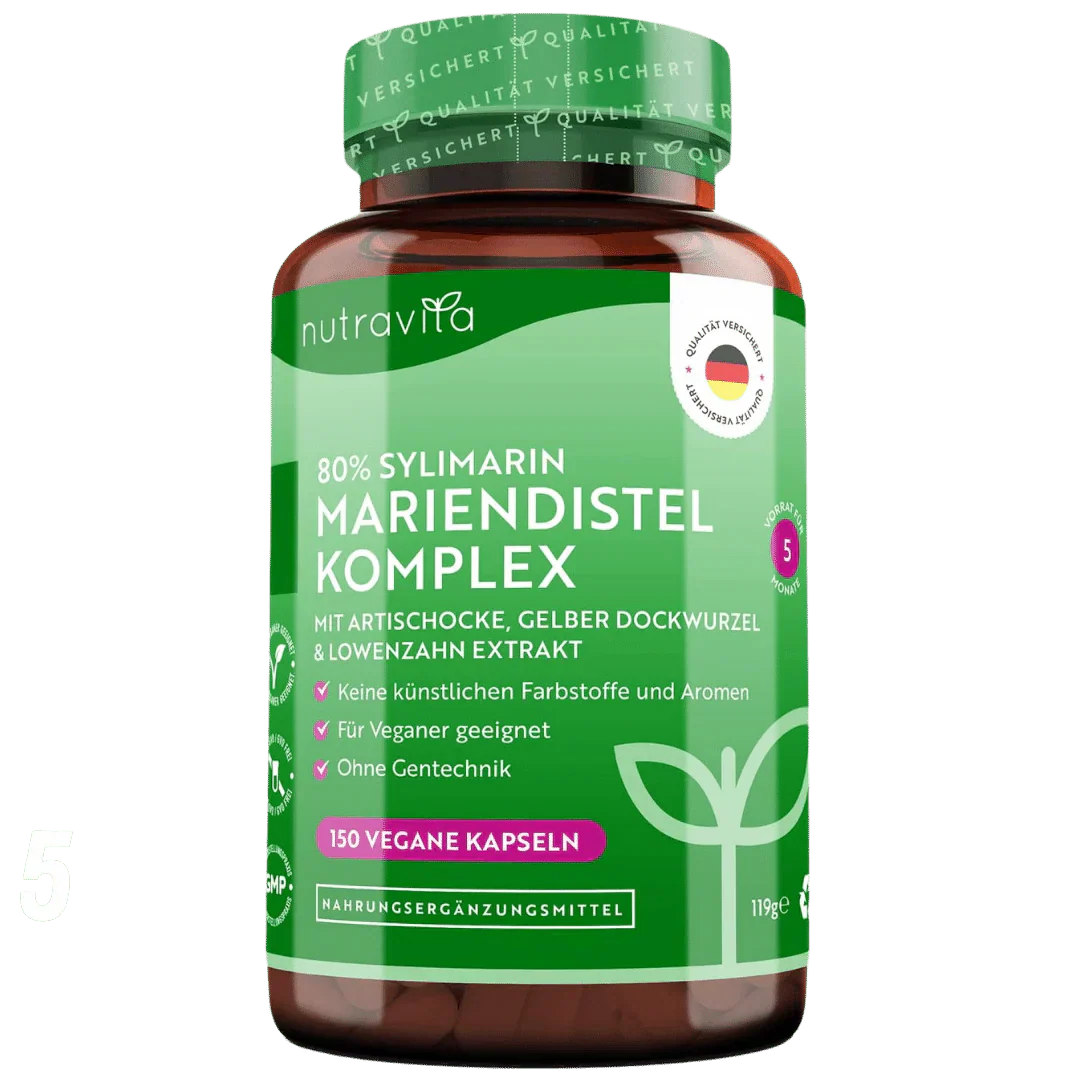 Complex Ciulin de lapte (80% Silimarina) - 150 Vcaps Nutravita