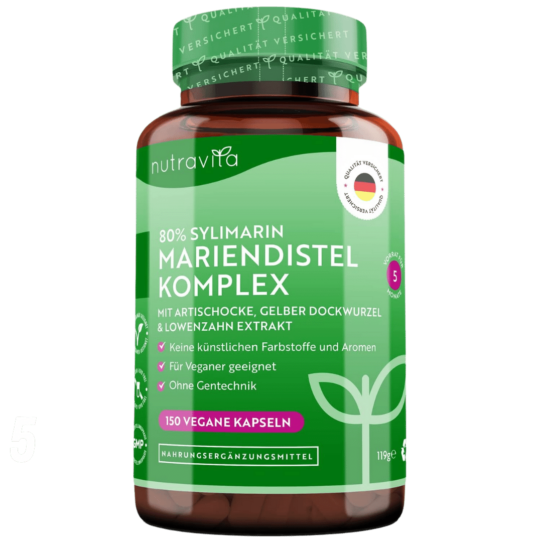 Complex Ciulin de lapte (80% Silimarina) - 150 Vcaps Nutravita