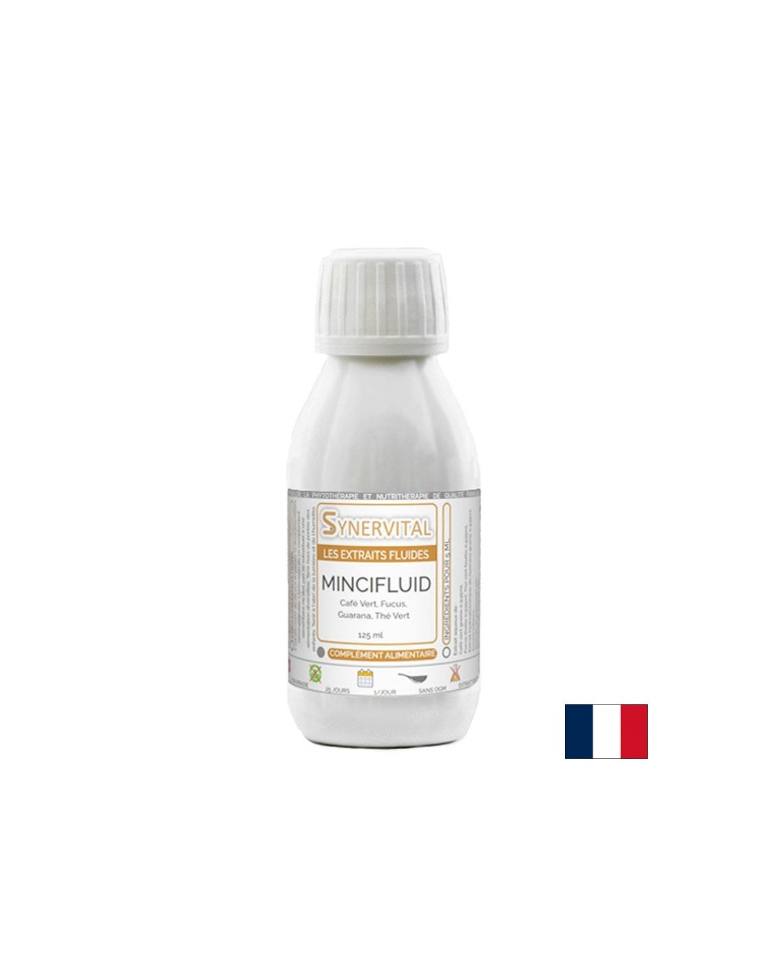 Concentrat lichid din plante pentru pierderea în greutate Mincifluid, 125 ml