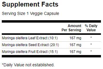 Moringa Oleifera 501 mg - 60 capsule