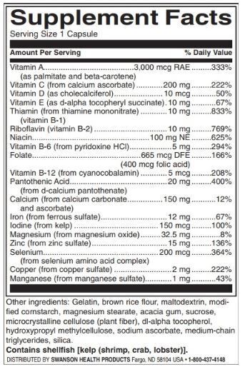 Multi și minerale | Zilnic - 100 capsule