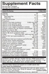 Multi fără fier | Potenta mare - 120 capsule de gel