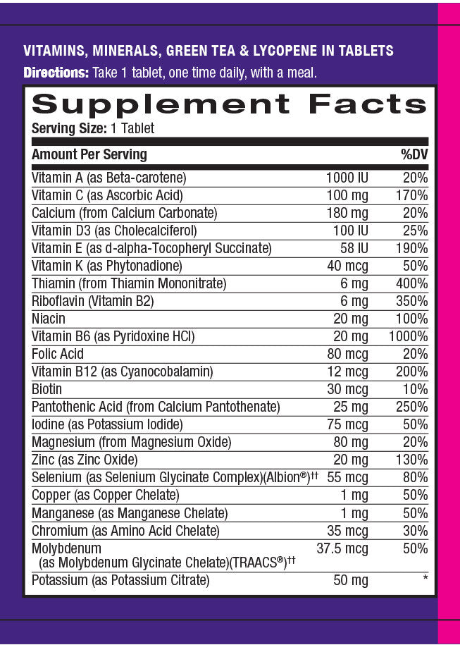Multiple For Men Multivitamin 90 Tables.