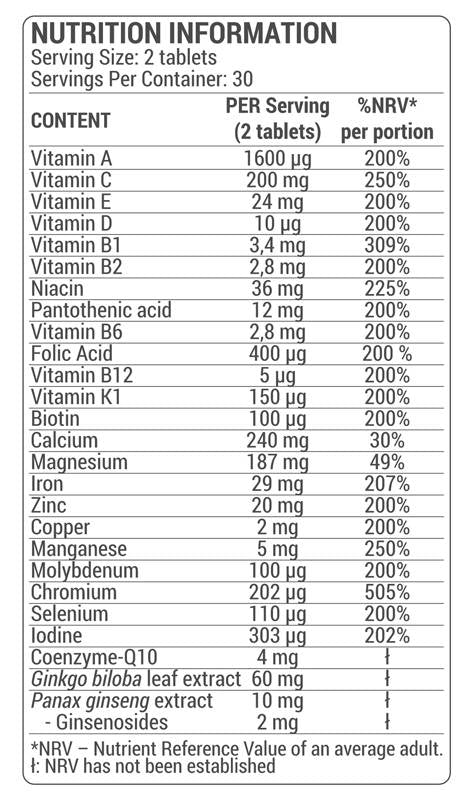 Complex multivitaminic - 60 tablete