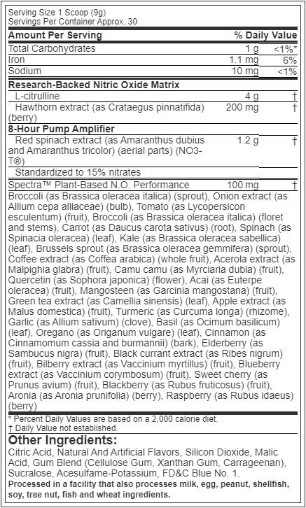 Shatter Pumped8 / Pre-antrenament fără stimulare - 270 de grame