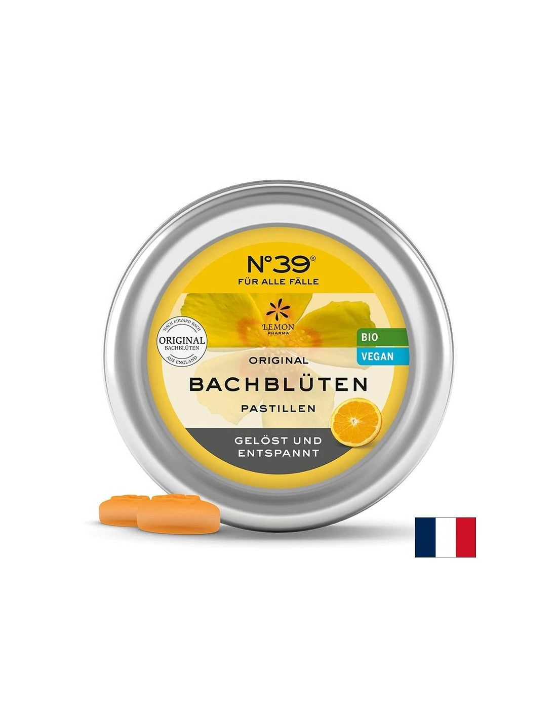 Dr. Bach Bio pastile - N° 39 Urgenta, 45 g Lemon Pharma