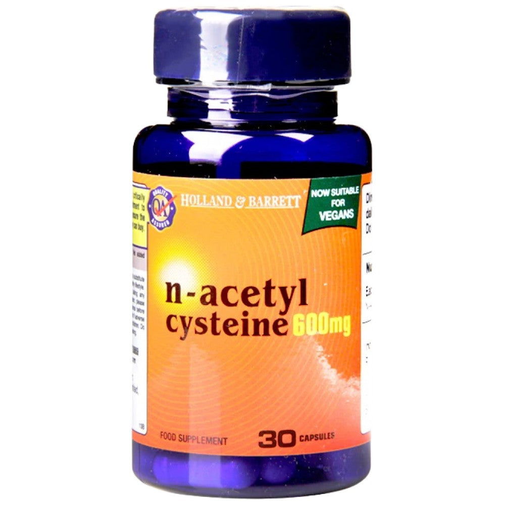 N-acetil cisteină 600 mg 30 capsule