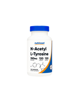 Activitatea nervoasă și a creierului - N-Acetil L-tirozină, 120 capsule Nutricost